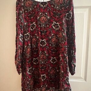 Abercrombie & Fitch Floral Dress Bell Sleeve sz XS